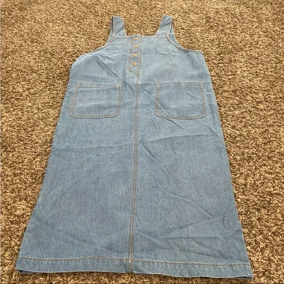 POL | Dresses | Pol Nwot Denim Jumper Dress Size Small | Poshmark
